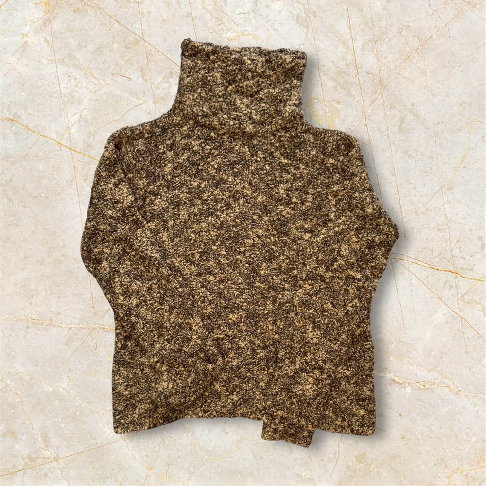 Cozy Brown Turtleneck Sweater